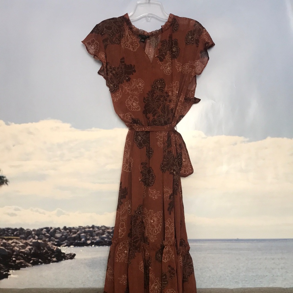No Taylor brown dress